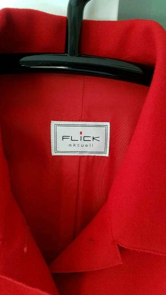 Flick Designer Blazer Jacke rot Größe 42 in Köln