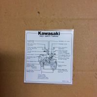 Kawasaki Aufkleber Warnhinweis Nordrhein-Westfalen - Sundern (Sauerland) Vorschau