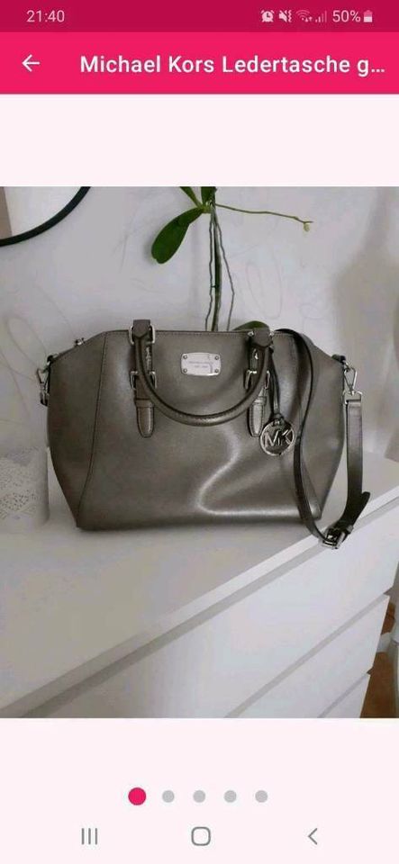 Michael Kors Tasche silber/grau #NEU+ORIGINAL# in Heusweiler