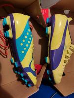 Neu Puma evoPower 2  Fußballschuhe 42,5  yellow-violett-blue Bayern - Fürth Vorschau
