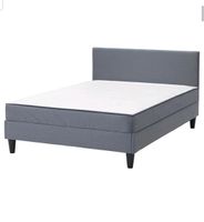 Boxbett - Boxspringbett Ikea grau 1,40x2,00 - OHNE MATRATZE Rostock - Kröpeliner-Tor-Vorstadt Vorschau