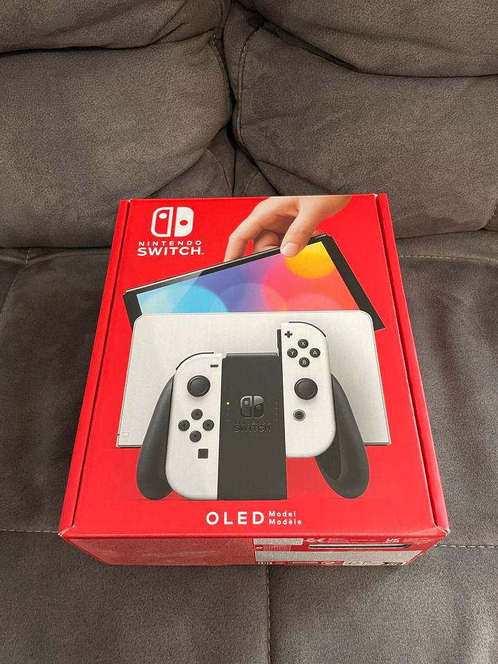 Nintendo Switch OLED - Schwarz/Weiß inkl. OVP mit Rechnung in Selm