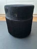 Miloo Home Pouf Hocker mit Fransen Schwarz Berlin - Charlottenburg Vorschau