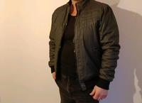 Biker Look Herrenjacke  innen gesteppt Gr.L Jacke Nordrhein-Westfalen - Kreuztal Vorschau