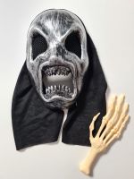 Halloween Maske Gruselmaske und Skelett Hand Baden-Württemberg - Mühlacker Vorschau