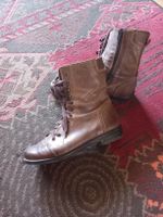 Leder Schnür Stiefeletten Boots Vintage Lagenlook Gr.40 braun Friedrichshain-Kreuzberg - Friedrichshain Vorschau