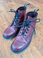 Dr. Martens 101 (6 eye) Ankle Boots Cherry Red EU42 Doc Sachsen - Schneeberg Vorschau
