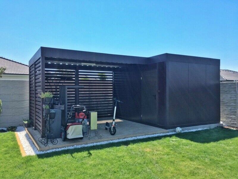 Carport 3x6 m Moderne Garage auf Maß Blechgarage Montage Stahl in Görlitz