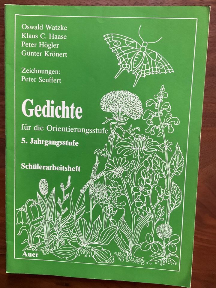 Gedichte Material f. Deutsch Lehrer 5. & 6. Jgst. neuw Sammlung in Baar-Ebenhausen