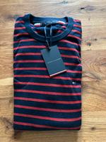 Tommy Hilfiger Herren Pullover, Gr. M, blau-rot gestreift, NEU Düsseldorf - Stadtmitte Vorschau