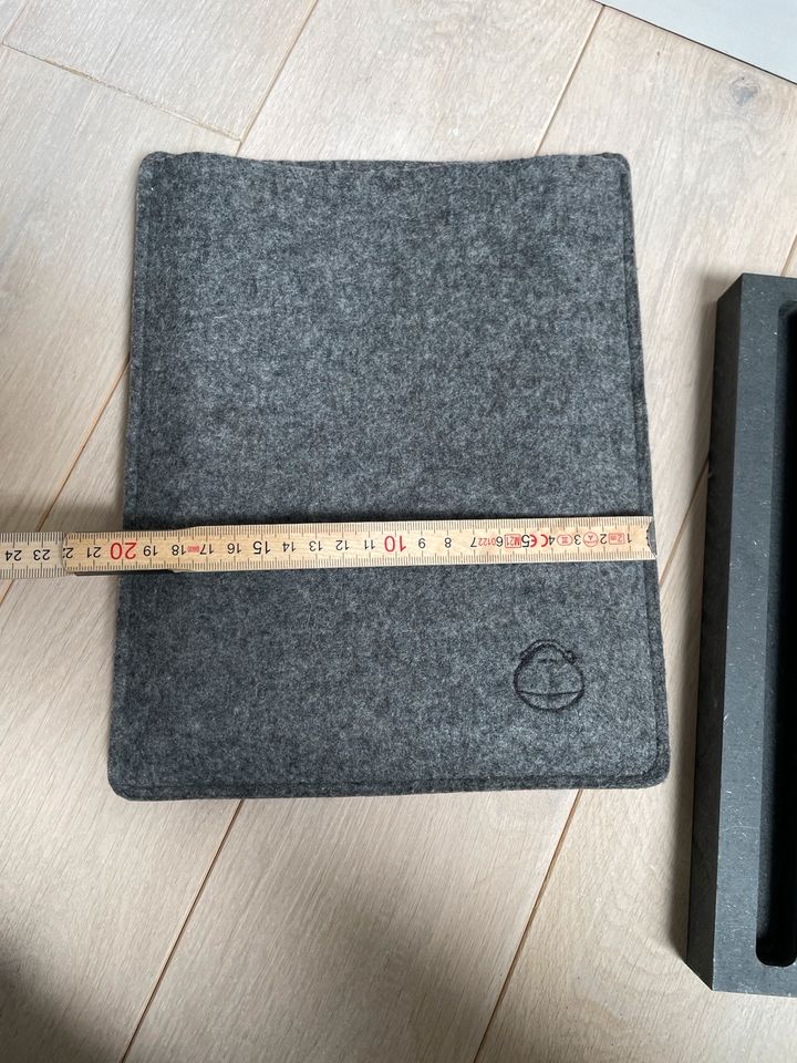 iPad mini sleeve hülle Schutz Ständer Granit Filz wolle 100% in Leverkusen