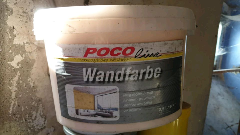 Poco Wandfarbe 2,5Liter Aprikose in Ostrau