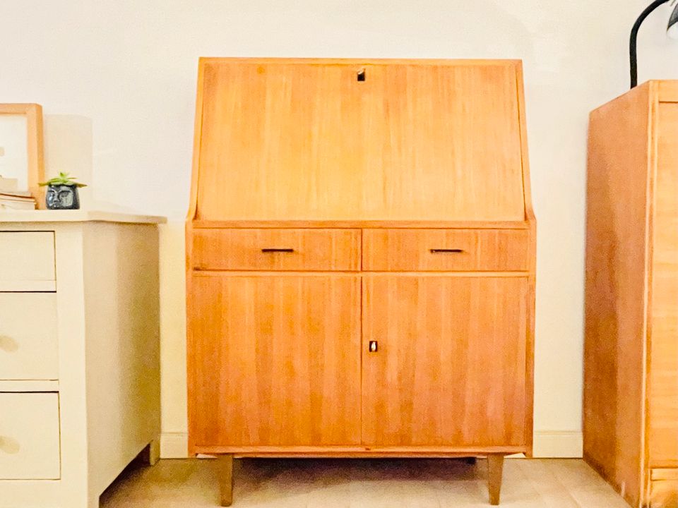 SEKRETÄR VINTAGE Highboard Barschrank Schreibtisch in Köln