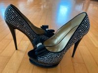 LYDC London Plateau High Heels Burlesque Strasssteine Gr 38 Baden-Württemberg - Fichtenberg Vorschau