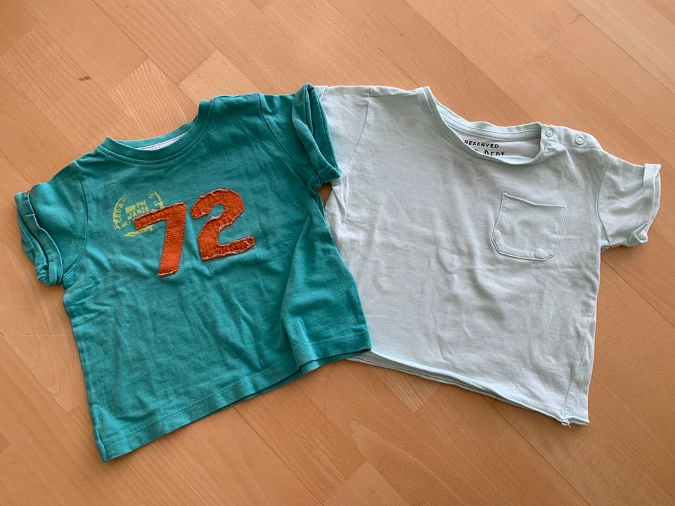 2 T-Shirts • Verbaudet/ Reserved • Gr.74 in Schwäbisch Gmünd