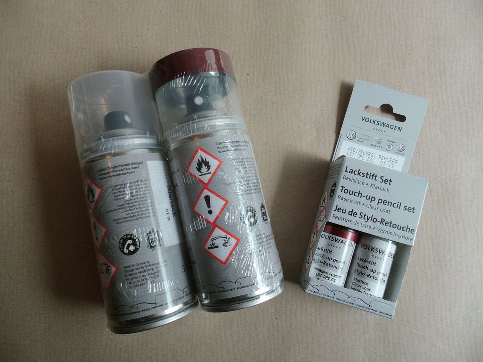 VW AUDI A4 B5 LACKSPRAY LACKSTIFT Z3L HIBISKUSROT PERLEFFEKT in Herne