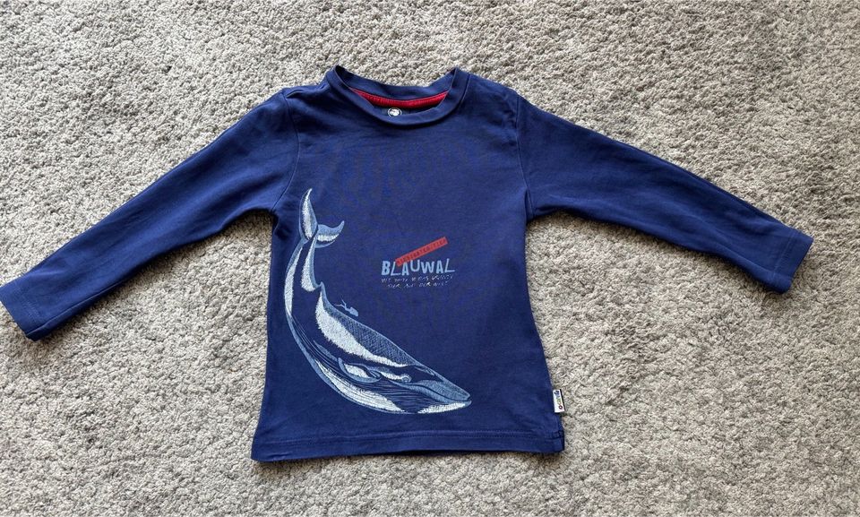 Jako-o ♥️⚓️maritimes Langarmshirt 92/98 ♥️Blauwal Lerneffekt Wal in Berlin