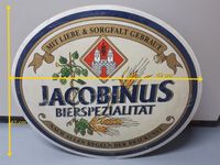 altes Schild Jacobinus Bier Klosterbrauerei Eschwege 70er 80er J. Niedersachsen - Denkte Vorschau