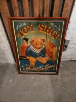 Altes Holzbild Holzschild Teddy Toy Shop ca. 100 x 50 cm Berlin - Mitte Vorschau
