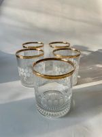 Whiskey Gläser DDR Design Vintage Mid Century Sixties Goldrand Hamburg-Mitte - Hamburg Neustadt Vorschau