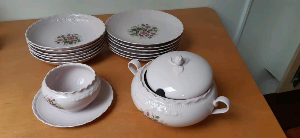 Porzellan Hutschenreuther porcelaine rose 35teilig in Aachen