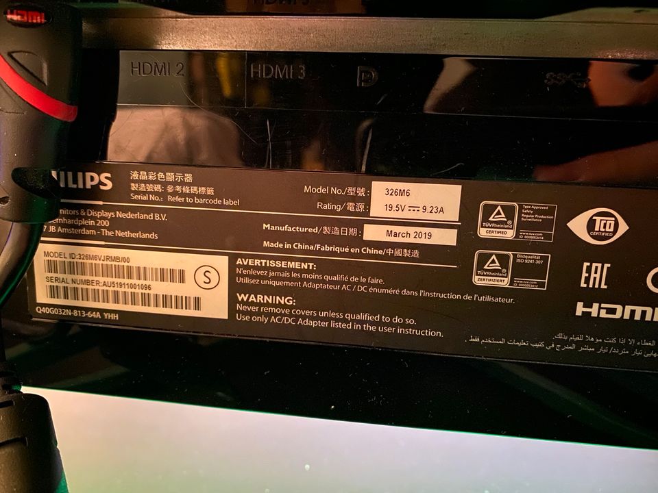 Philips 326M6VJRMB - 32 Zoll  4K UHD Gaming Monitor in Leipzig