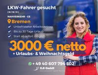 LKW-Fahrer (m/w/d) 3000 netto | Vollzeit | zu sofort Bremen-Mitte - Bahnhofsvorstadt  Vorschau