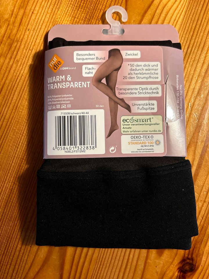 ⭐️ NEU NUR DIE Strumpfhose Warm & Transparent in Größe M (40/44) in Hessen  - Wartenberg | eBay Kleinanzeigen ist jetzt Kleinanzeigen