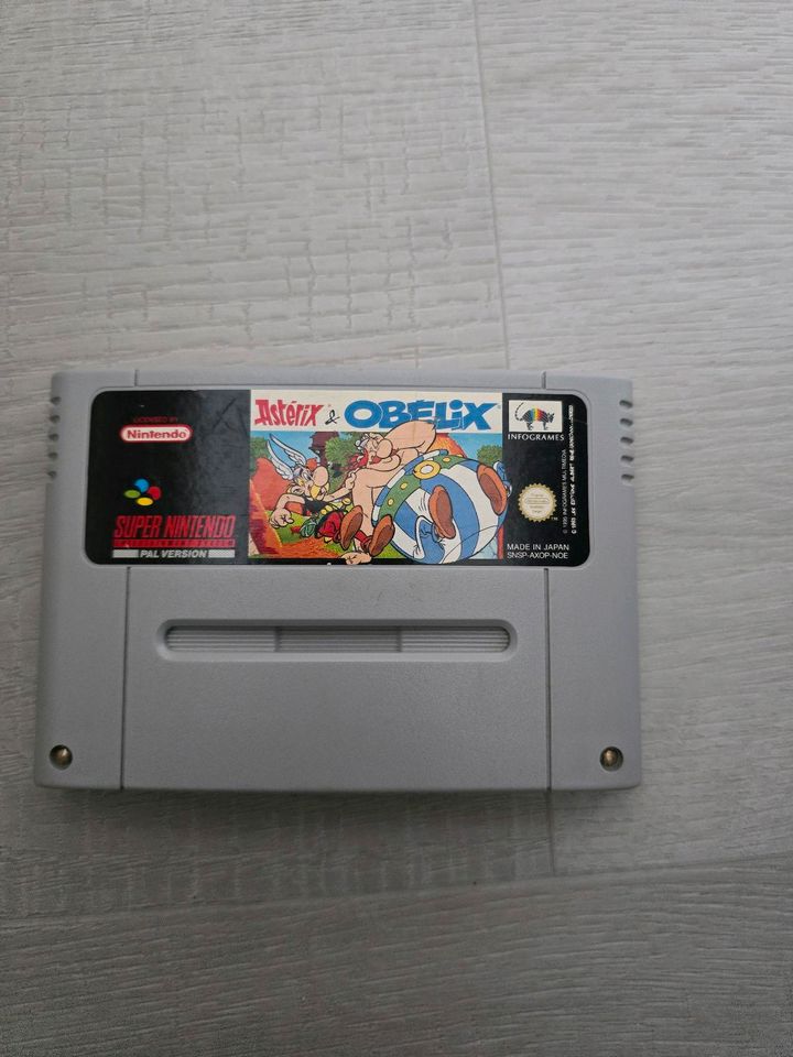 Super Nintendo Spiel SNES Spiel Asterix und Obelix in Kemberg