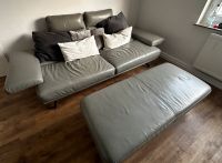 Echtleder Couch 2,5 Sitzer grau Sofa Köln - Zollstock Vorschau