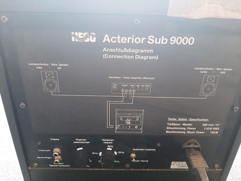 Heco Acterior Sub 9000 in Heinsberg