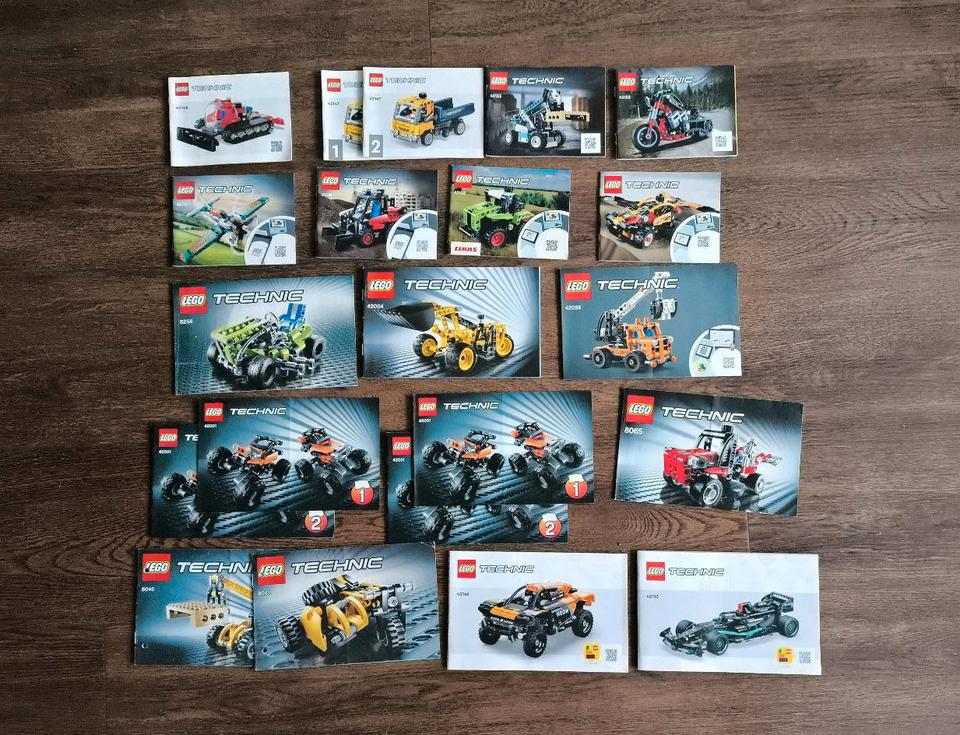 viele Lego Technic/Technik Anleitungen alt - heute + Bonsai 10281 in Gröbenzell