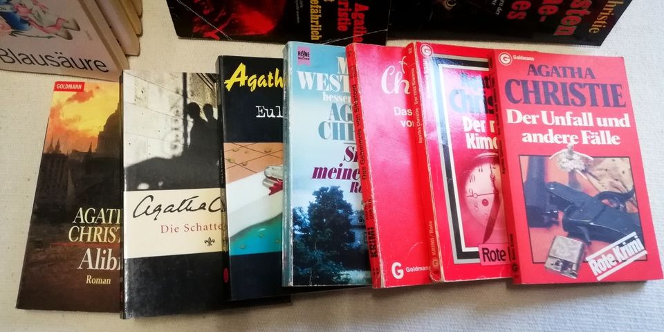 2 Bücher f. 1€ Agatha Christie aus Krimisammlung Queen of Crime in Dortmund