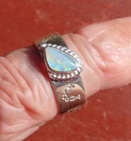 Ring Silber mit Opal, 16,3 mm #C1B9 Köln - Bayenthal Vorschau