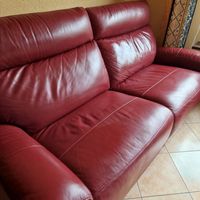 Rotes Ledersofa, xxl geeignet, Wall Free Relax Hessen - Reinheim Vorschau