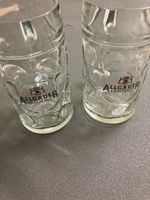 Allgäuer Brauhaus Maßkrug 2 Stück/1 Liter Glas Bayern - Lauben Vorschau