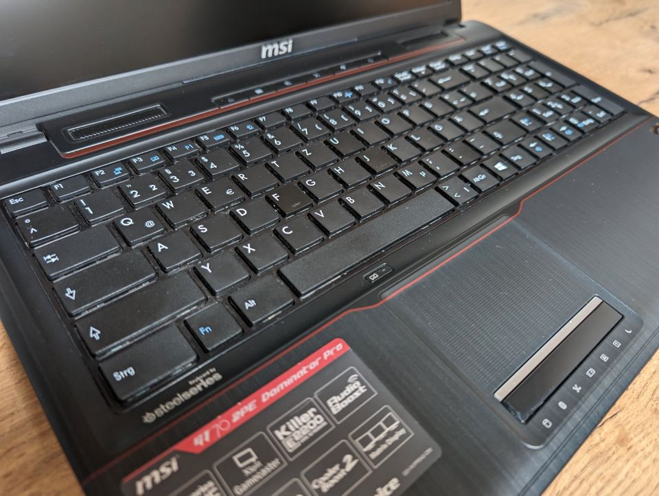 Notebook MSI MS-16GH, i5, 16GB, 250GB SSD, 840M, Win10pro in Schönhausen (Elbe)