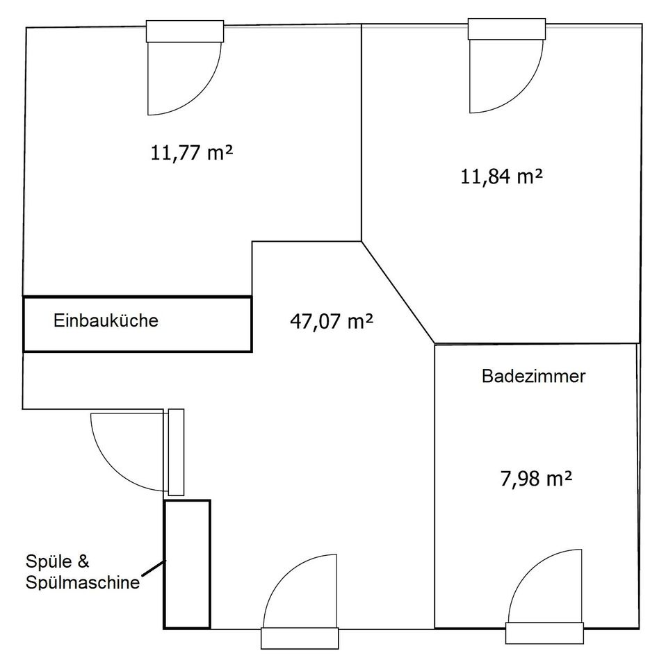 3-Zimmer Mietwohnung in 28325 Bremen, Holtruper Straße in Bremen