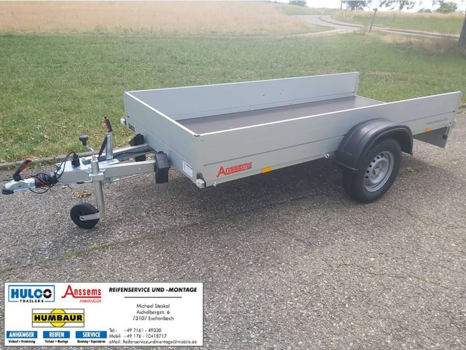 Anssems GTB1200-301x126x30, neu, gebremster Anhänger in Hechingen