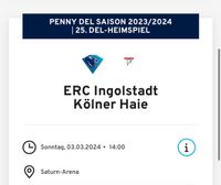 Eishockey 2Tickets ERC-Ingolstadt/Kölner Haie Niedersachsen - Salzhausen Vorschau