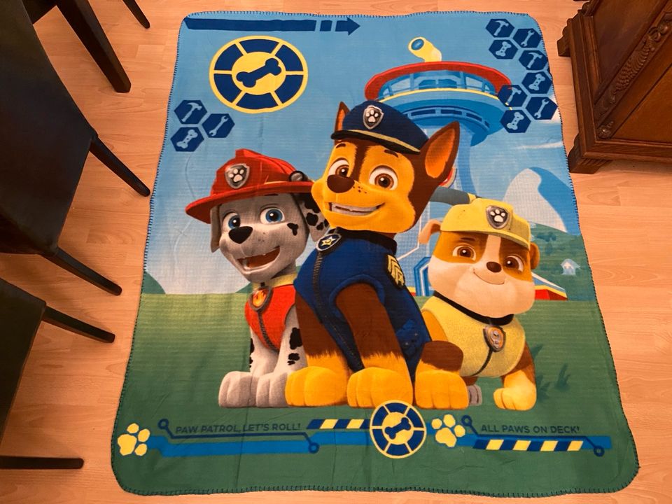 Paw Patrol Fleecedecke Kuscheldecke Schmusedecke in Rheinland-Pfalz -  Ludwigshafen | Heimtextilien gebraucht kaufen | eBay Kleinanzeigen ist  jetzt Kleinanzeigen