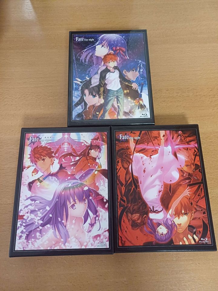 Anime Bluray Ltd. Fate Stay Night Heaven's Feel 1-3 Sammelschuber in Nordhausen