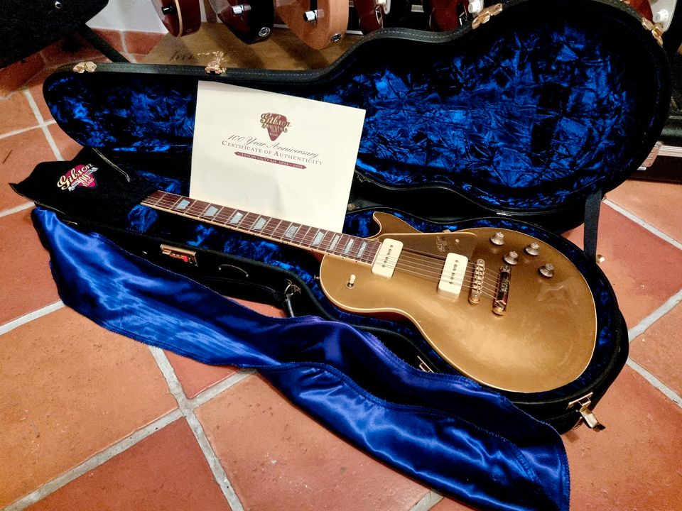 Gibson Les Paul LP Classic GT R6 Goldtop P90 100 Years 1894 1994 in Linsengericht