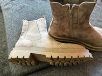 Velour Halbstiefel Gr.40 Hessen - Hünstetten Vorschau