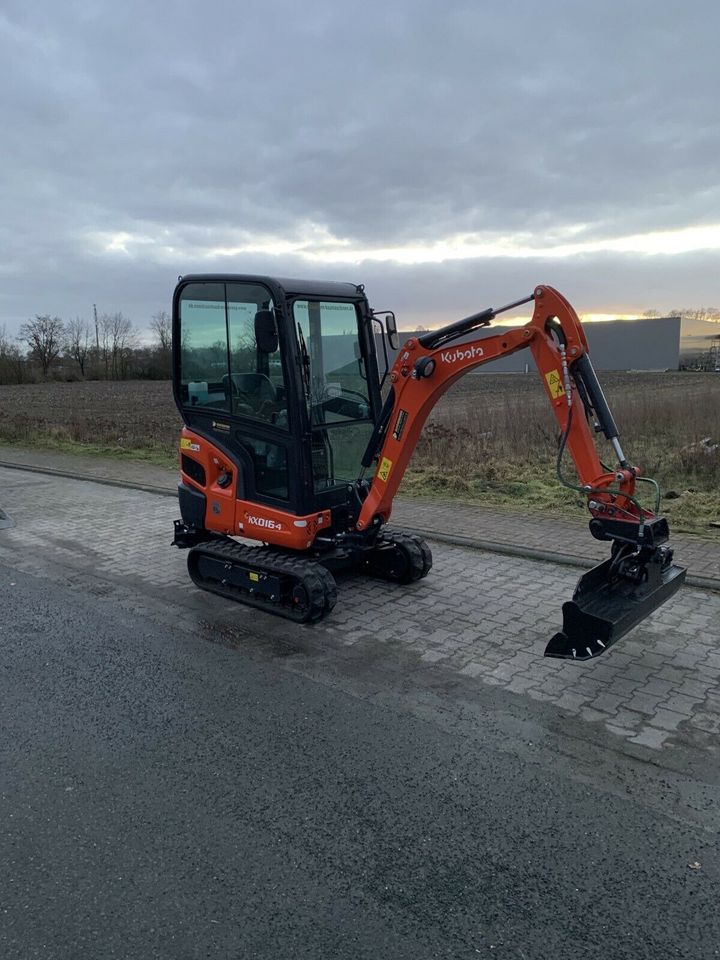 Minibagger / Bagger Vermieten / Mieten | Kubota | Schwenklöffel in Hörstel