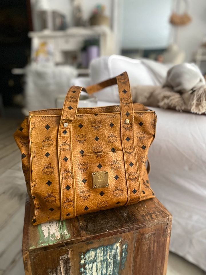 MCM Retro SHOPPER Cognac von 1986 ❤️Erbstück! 100% Original in Oberhausen