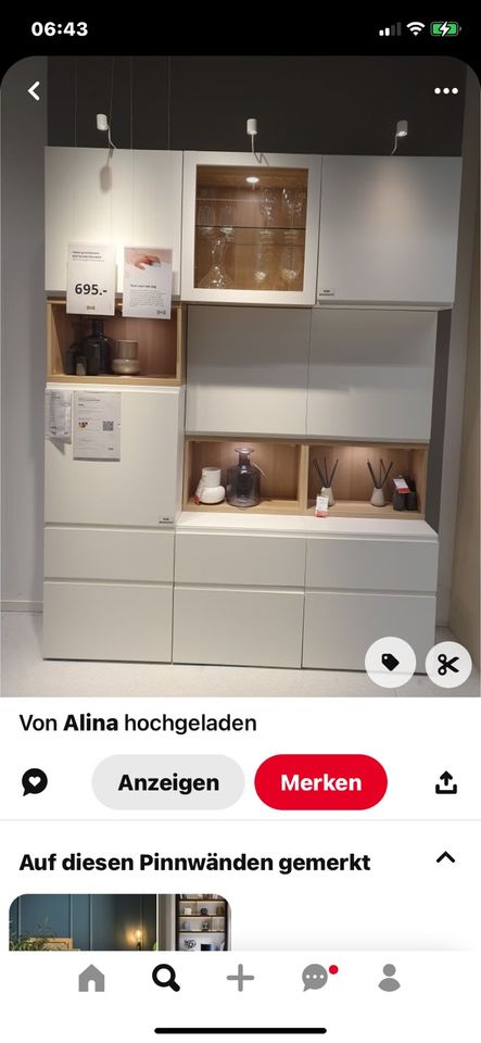 Ikea Bestå Korpus Besta Eiche 60x20x38 in Berghaupten