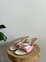 90er Y2K Vintage Retro Escada Sport Mules Kitten Heels Sandalette Baden-Württemberg - Heidelberg Vorschau