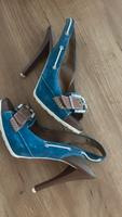 Guess Highheels, Absatzschuhe, Sandalen Damen weiß blau braun Feldmoching-Hasenbergl - Feldmoching Vorschau