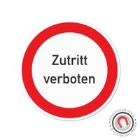 Zutritt verboten Schild Warnschild Magnetschild Nordrhein-Westfalen - Castrop-Rauxel Vorschau